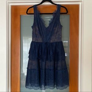 BCBG Lace Dress, Navy